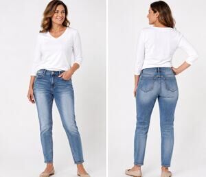 Coco + Carmen Women's Jeans Size L 12-14 Light Wash Stretch Skinny Denim